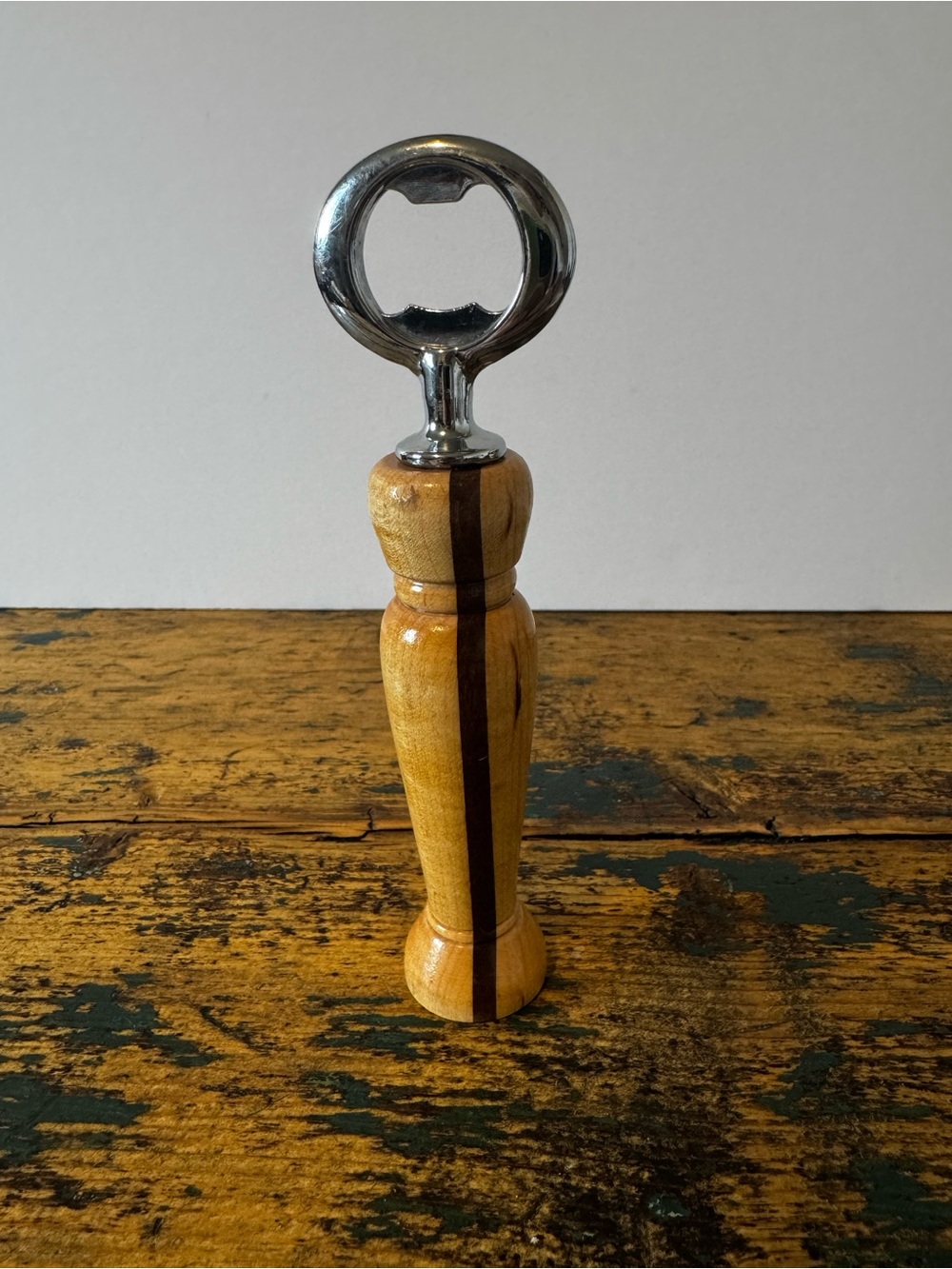 Two Tone Wood Bottle Opener